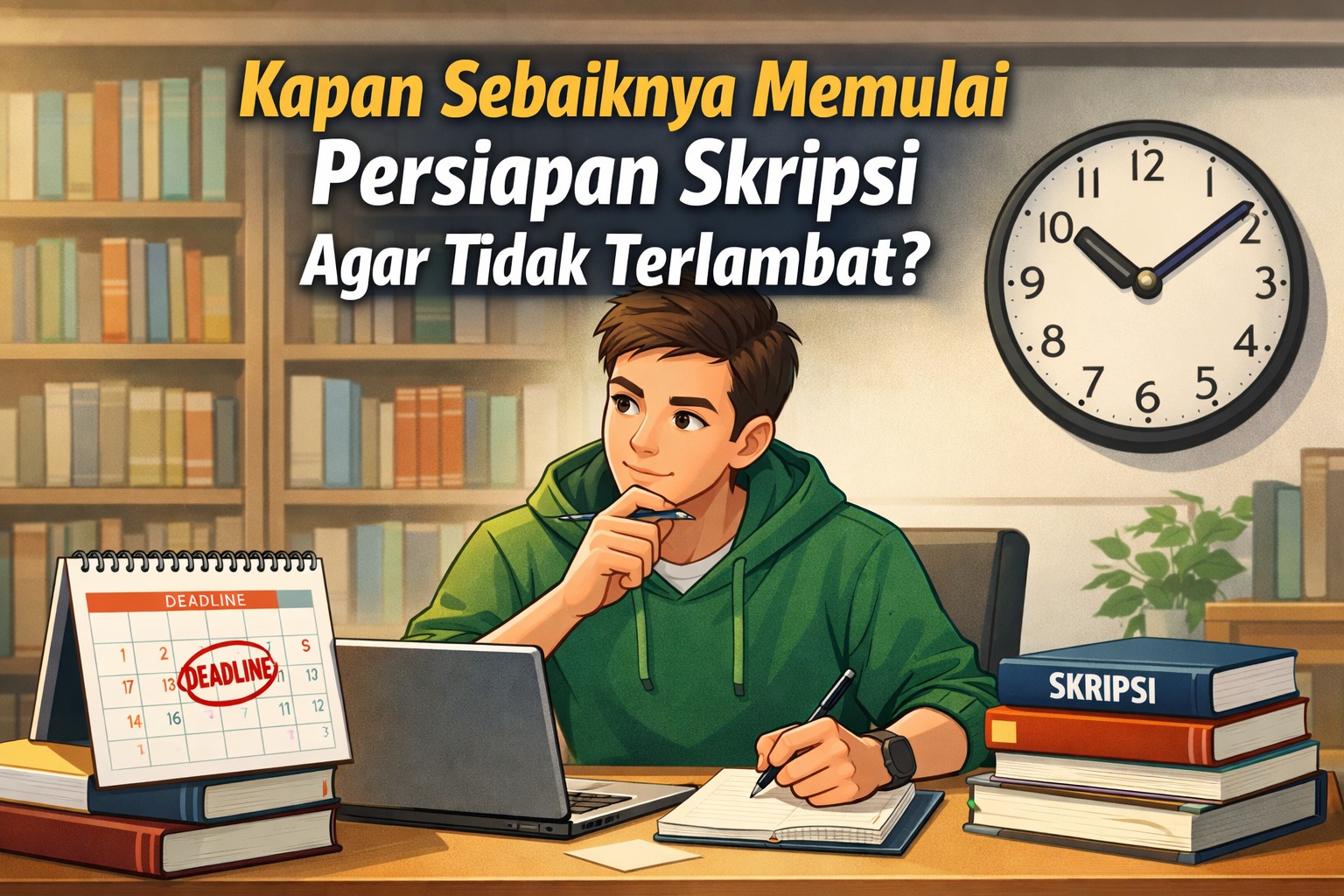 Kapan Sebaiknya Memulai Persiapan Skripsi Agar Tidak Terlambat