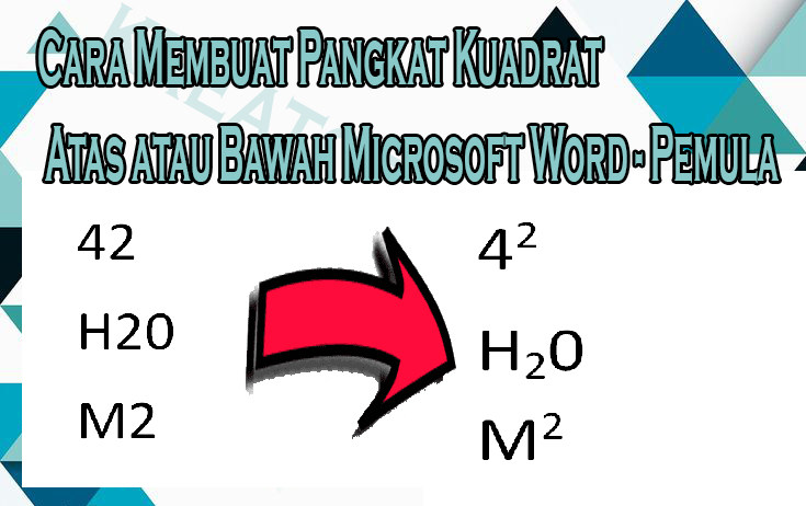 Cara mudah membuat pangkat atas dan pada microsoft word - OPERATOR MADRASAH
