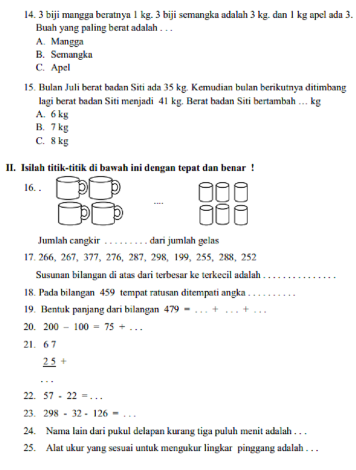 5 Fakta Bank Soal Olimpiade Matematika SD Kelas 2 2019 yang Mengejutkan