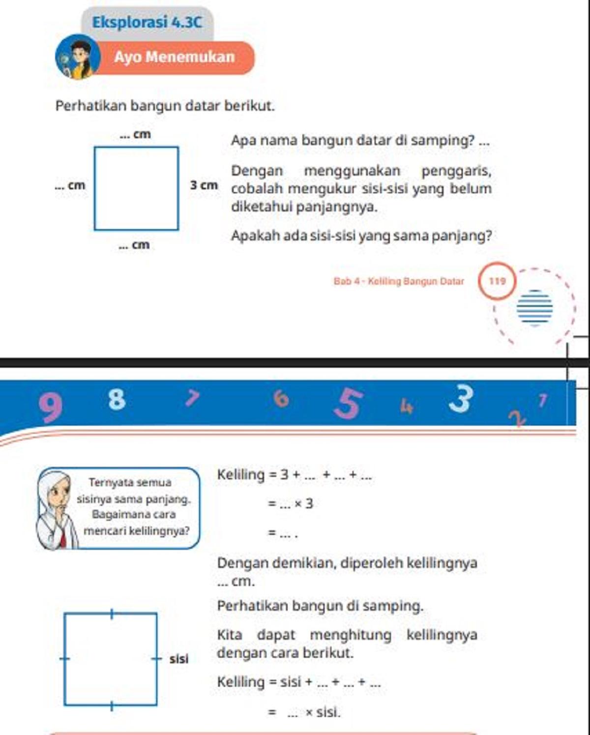 Kunci Jawaban Matematika Kelas 5 SD Halaman 119 120 Eksplorasi 4 3C