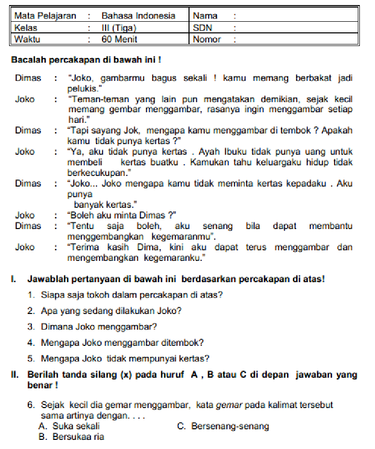 Akhirnya Terungkap! Soal Bahasa Indonesia Kelas 8 Semester 1 dan Kunci Jawabannya di 2026