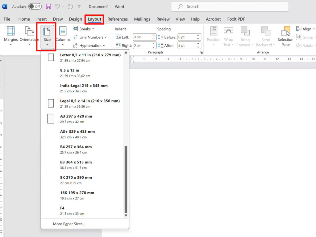7 Langkah Mengubah Setting Ukuran Kertas di Word dengan Sentimeter untuk F4, Wajib Tahu!