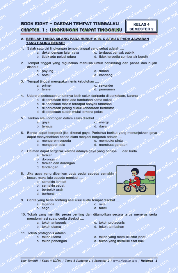 7 Rahasia Kumpulan Soal Tematik Kelas 4 Tema 8 yang Wajib Tahu Sebelum Ujian!