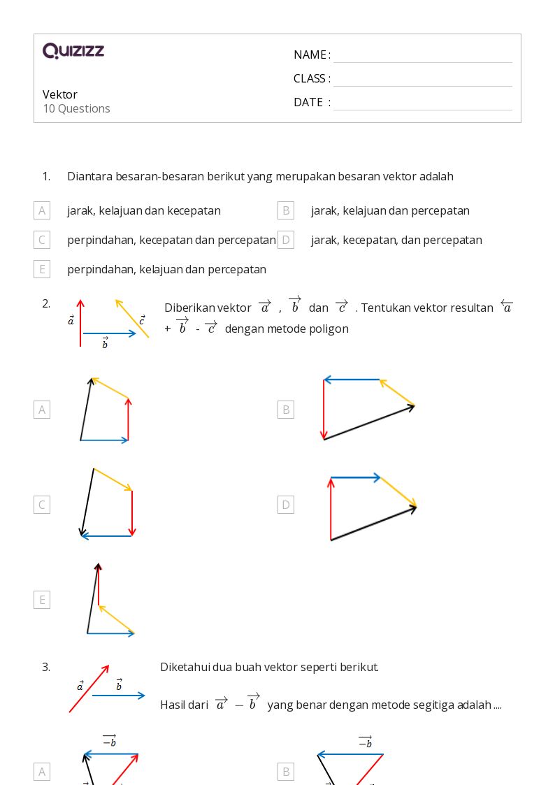 7 Rahasia Menguasai Bank Soal Matematika Vektor Semester 2 Kelas 10 Sebelum Ujian