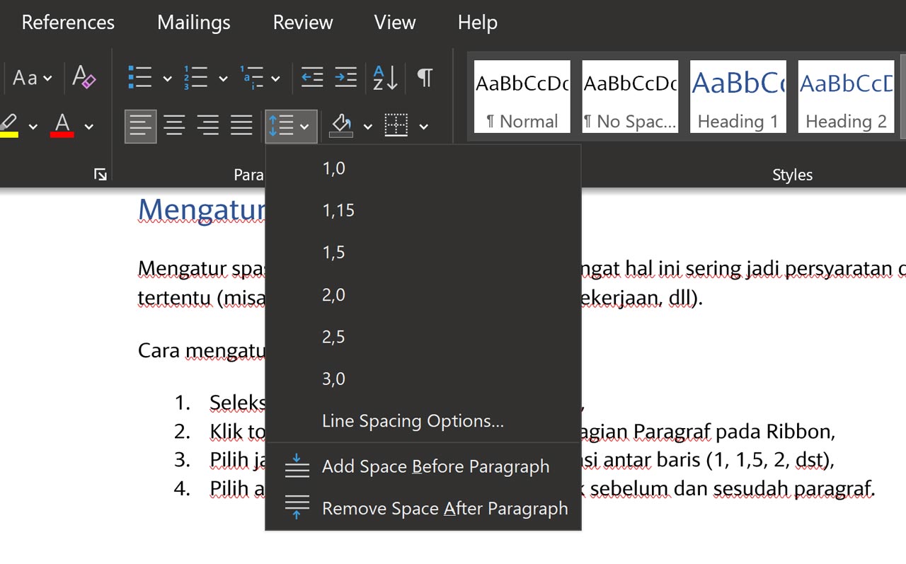 Terbukti 7 Cara mengubah spasi microsoft word yang Jarang Diketahui Sebelum Terlambat