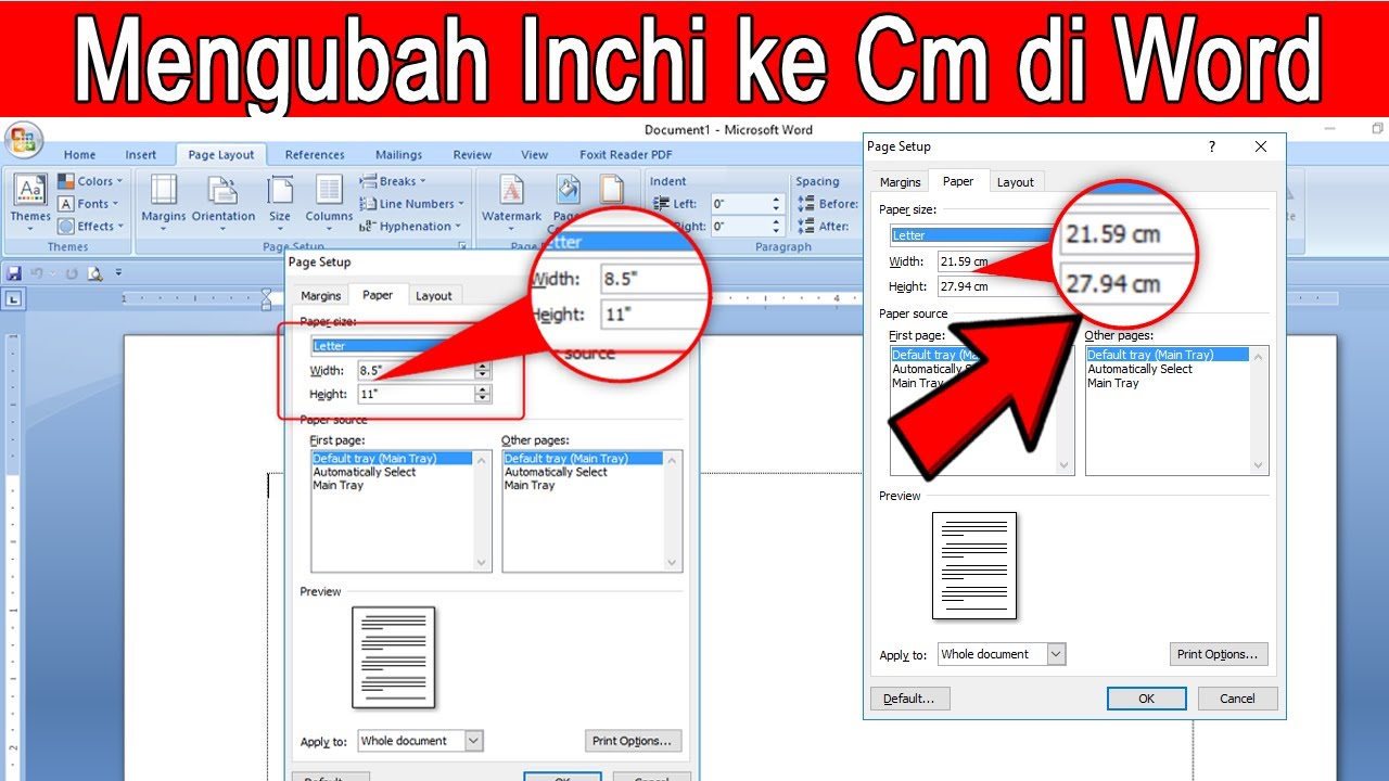 Terbukti Cara Cepat mengubah settingan inchi ke cm di word Tanpa Ribet Sebelum Terlambat