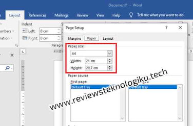 Ternyata Selama Ini Salah Mengubah Size Paper di Word 2016 untuk Kertas F4, Ini Caranya