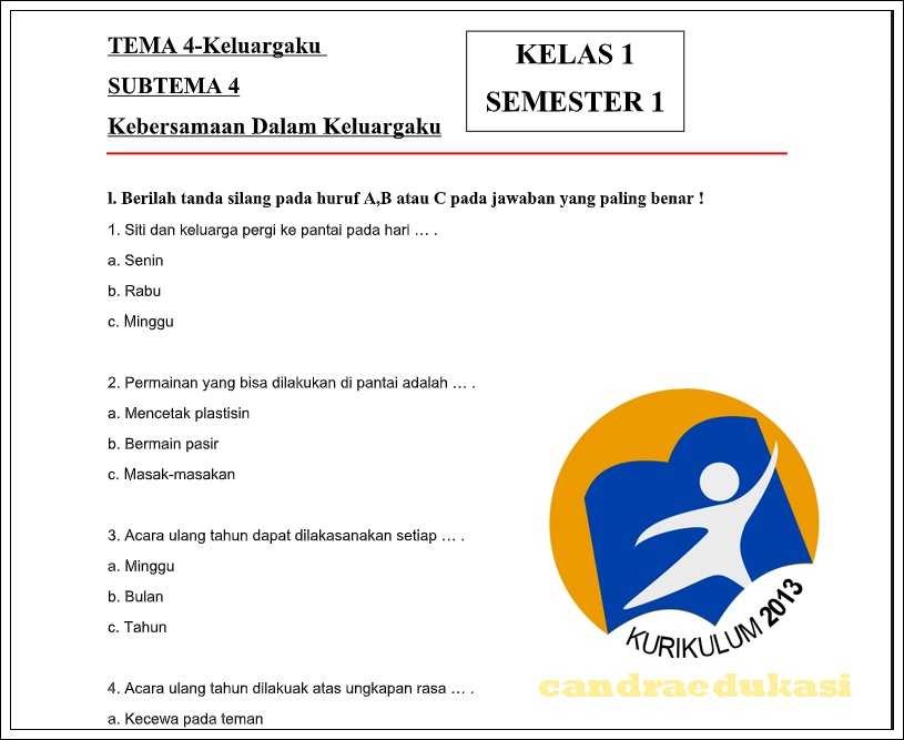 Terungkap Rahasia Kumpulan Soal Tematik Tema 4 Kelas 1 untuk Anak Pintar di 2026