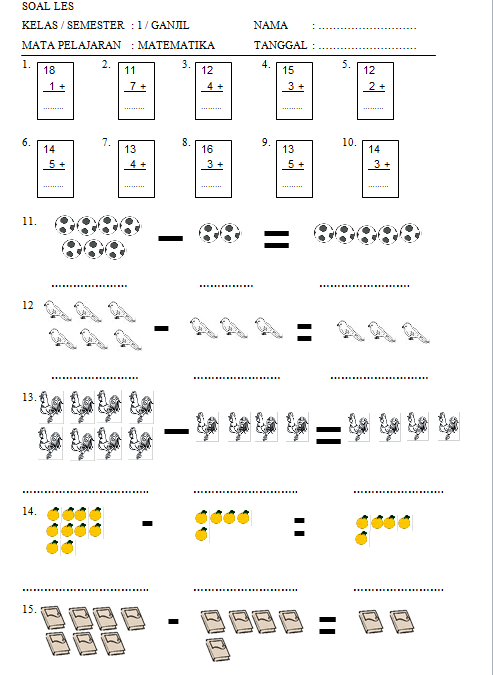 Terbukti 5 Contoh Soal Matematika untuk SD Kelas 1 yang Bikin Anak Cepat Paham Ujian