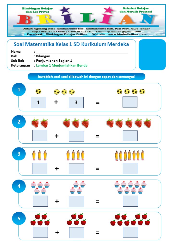 Terungkap 7 Contoh Soal Matematika untuk Anak SD Kelas 1 yang Siapkan PTS Kelas 6 Tahun Ini
