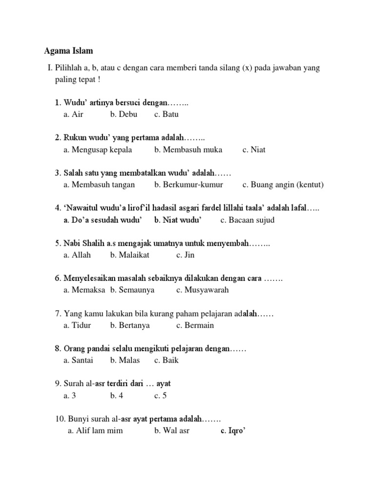 Rahasia Lulus Ujian Melalui Latihan Soal UKK Kelas 2 Kurikulum 2013 yang Wajib Tahu